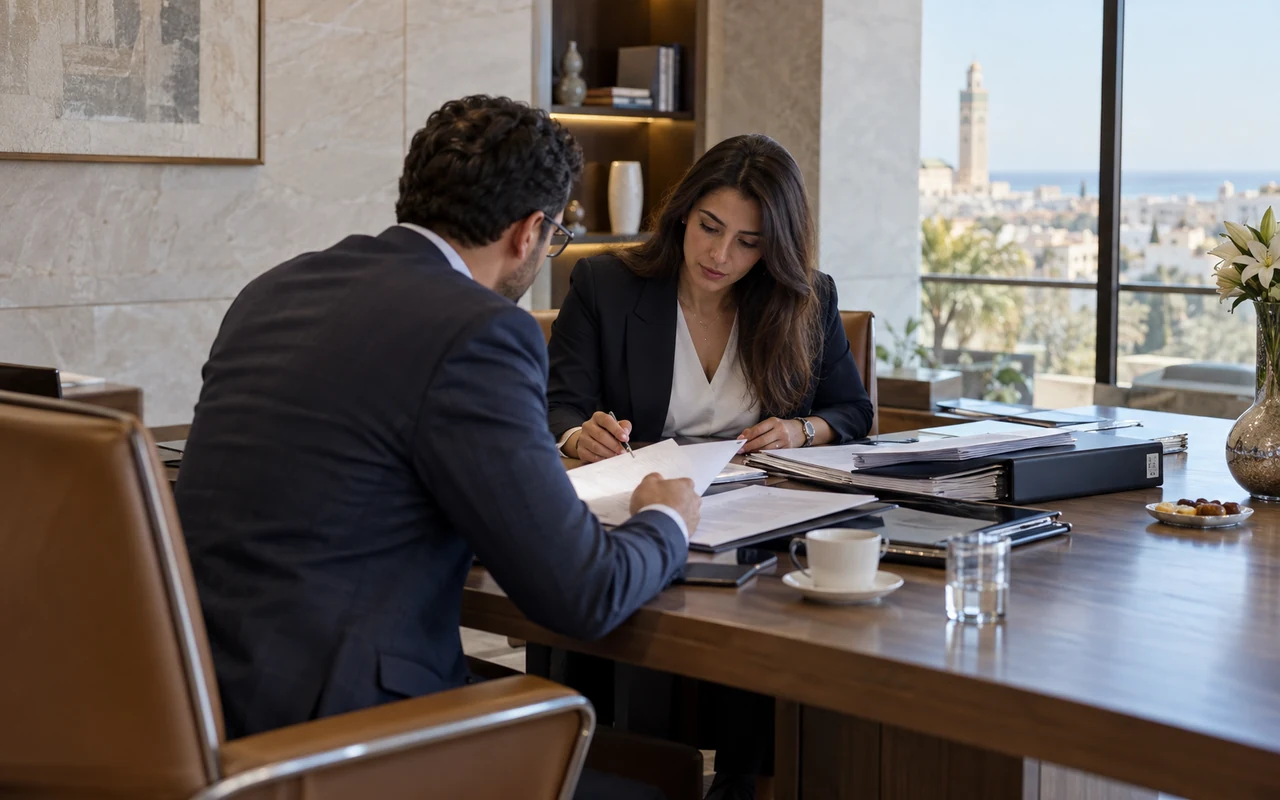 Professionnels contrôlant les pièces comptables dans le cadre d’un audit de fraude