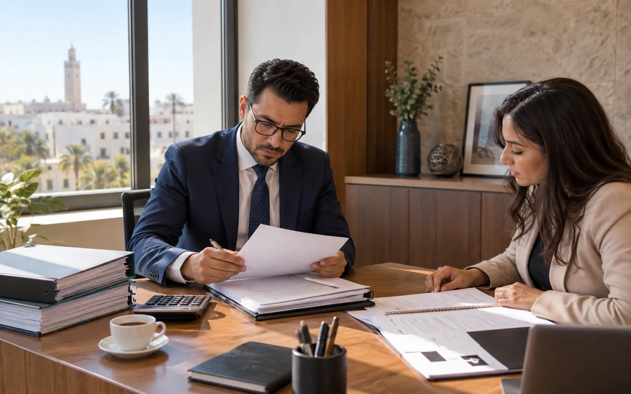 Professionnels vérifiant les factures et les charges d’exploitation d’une entreprise