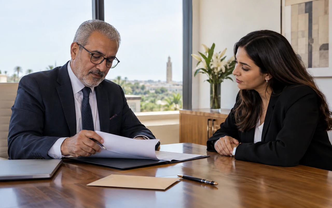 Entretien consacré au calcul d’un solde de départ entre salarié et responsable RH