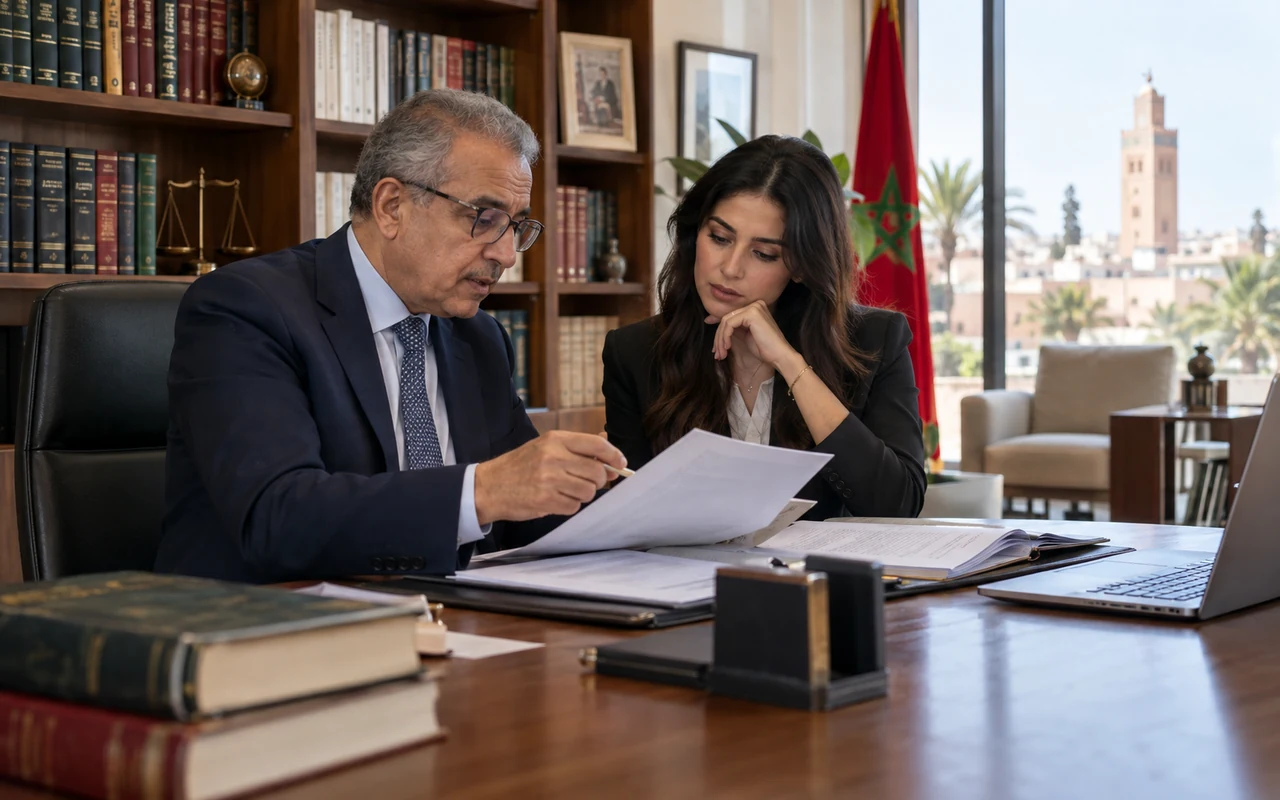 Juriste d’affaires et entrepreneure étudiant des documents de société