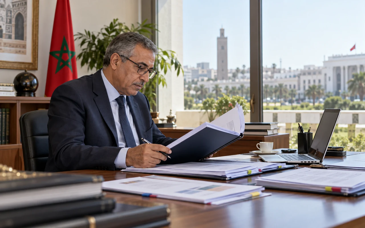 Conseiller fiscal étudiant les mesures du projet de loi de finances