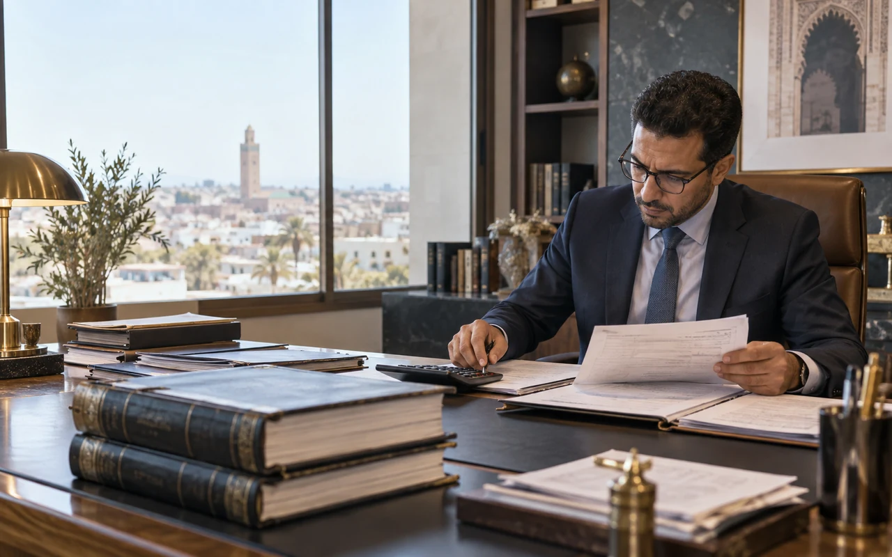 Professionnel vérifiant les livres et pièces d’une comptabilité soumise à contrôle