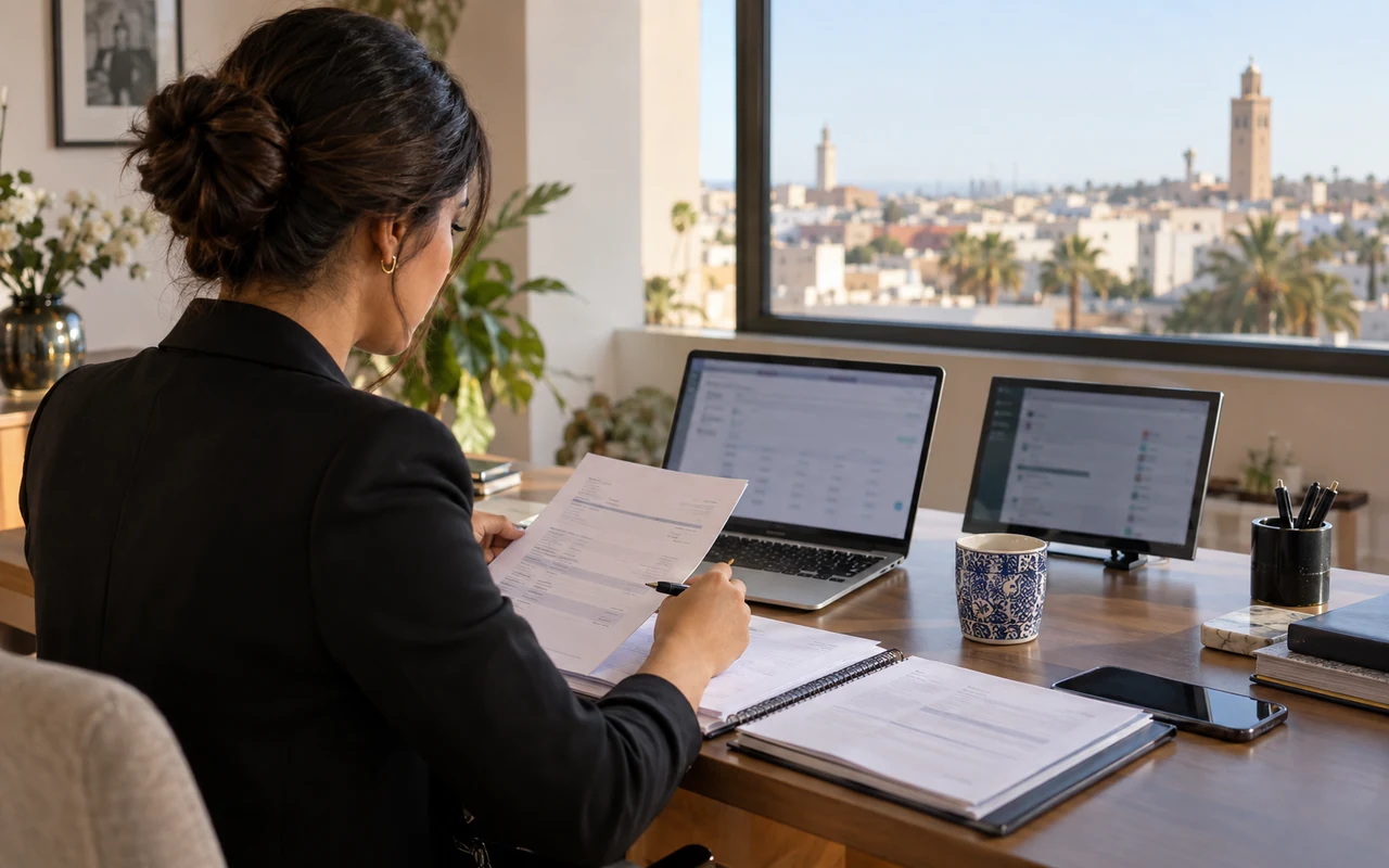 Responsable financier vérifiant les factures d’abonnements à des services numériques